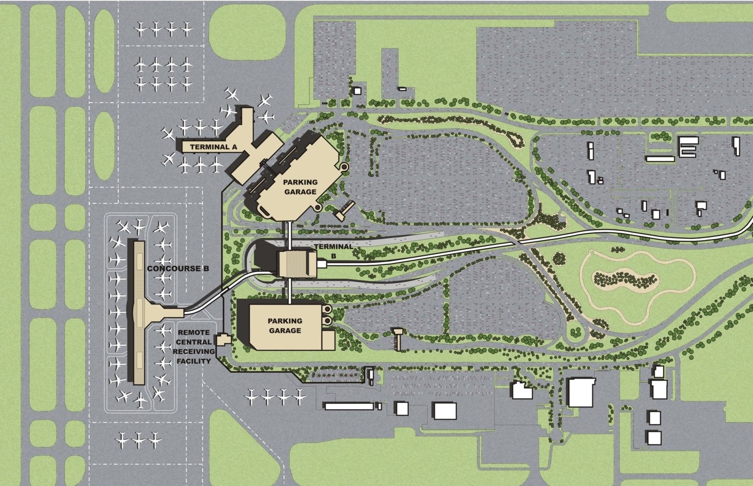 Sacramento International Airport Master Plan Dreyfuss Blackford