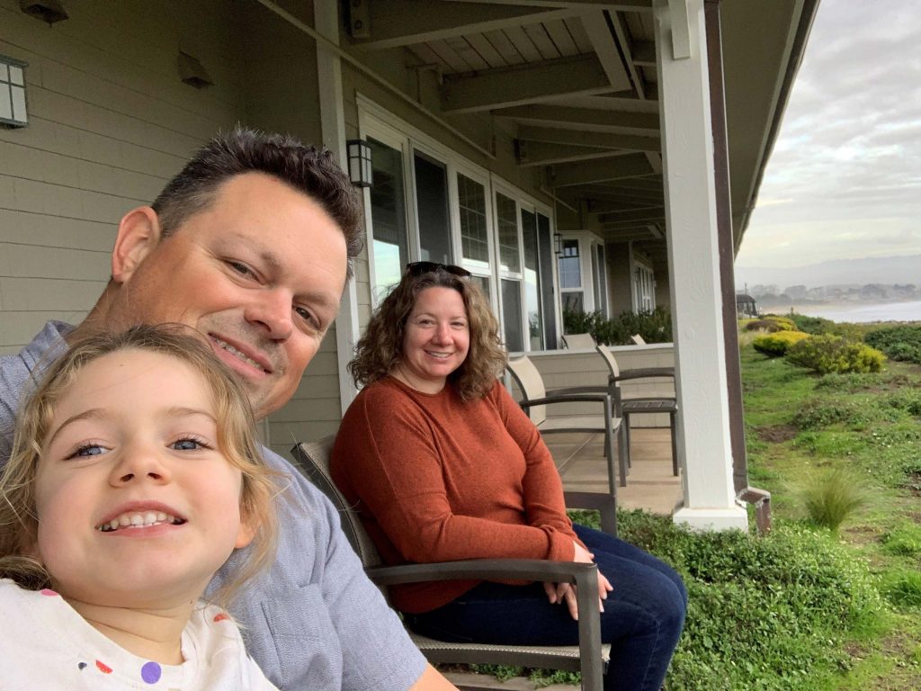 Holt Family at the beach